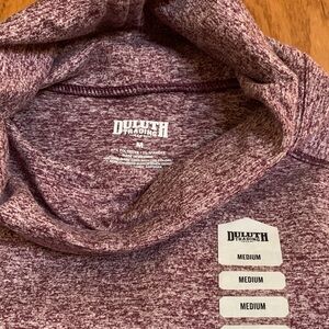 Duluth Trading Co Women's Maroon Turtleneck